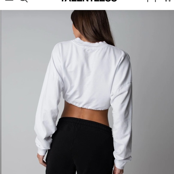 TALENTLESS WOMENS CINCH CROP CREW - Picture 3 of 13